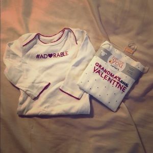 Valentine onesies